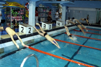 Соревнования по плаванию с/к "Торпедо" и "Олимпиец"