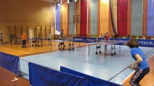 25 декабря соревнования по настольному  теннису